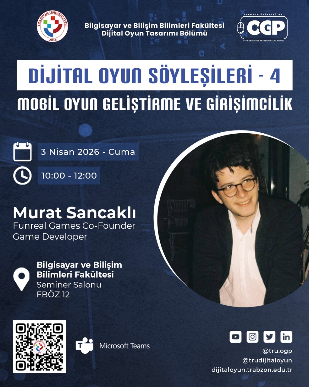 Söyleşi 4: Mobil Oyun Geliştirme ve Girişimcilik — Murat Sancaklı