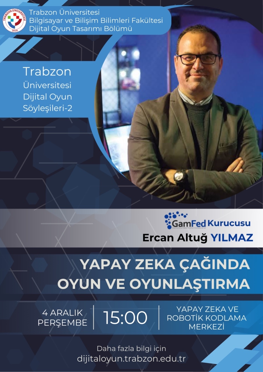 Söyleşi 2: Yapay Zeka Çağında Oyun ve Oyunlaştırma — Ercan Altuğ Yılmaz