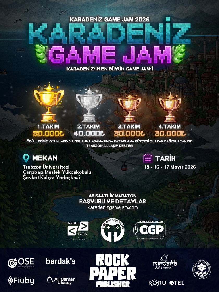 Karadeniz Game Jam 2026 afişi