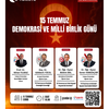 15 Temmuz Demokrasi ve Milli Birlik Günü [Webinar]