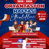 2025-2026 Eğitim-Öğretim Yılı Oryantasyon Haftası