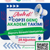 COP31 Genç Akademi Takımı Başvuruları 